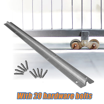Sliding Gate Hardware Accessories Kit - 2M Track