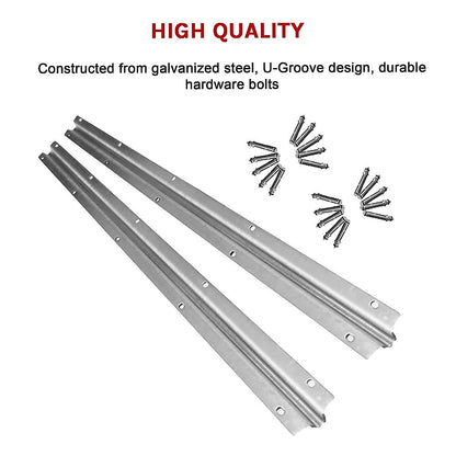 Sliding Gate Hardware Accessories Kit - 2M Track