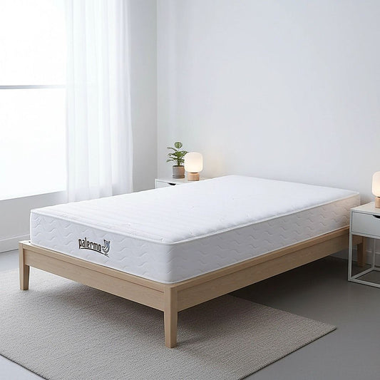 Contour Encased Coil Single Mattress – Hybrid Support with CertiPUR-US Certified Foam Comfort Layers