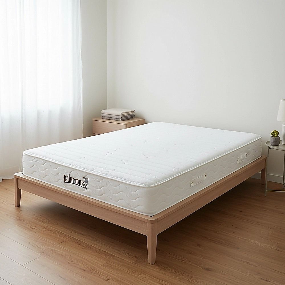 Contour Encased Coil Double Mattress – Hybrid Support with CertiPUR-US Certified Foam Comfort Layers