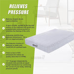 Contour 20Cm Encased Coil Queen Mattress Certipur-Us Certified Foam