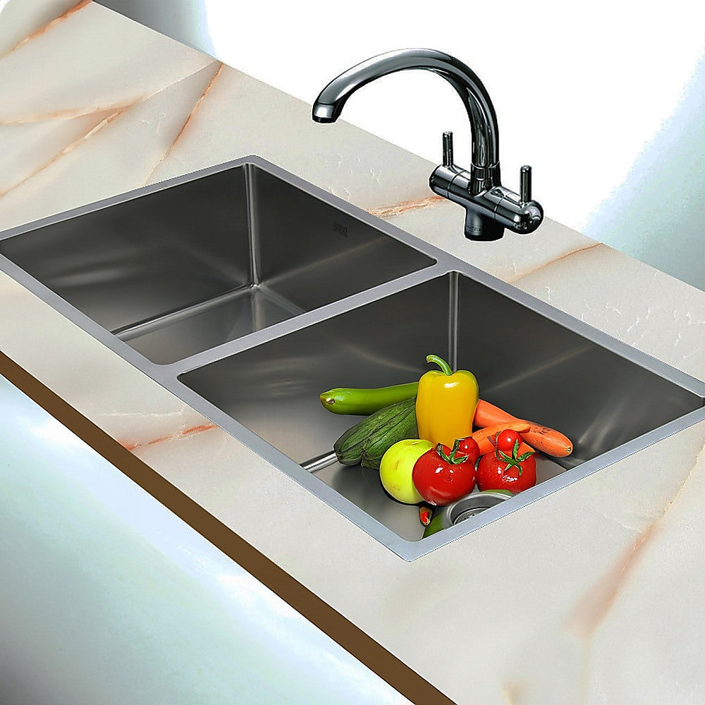 865X440Mm Stainless Steel Kitchen Sink With Waste