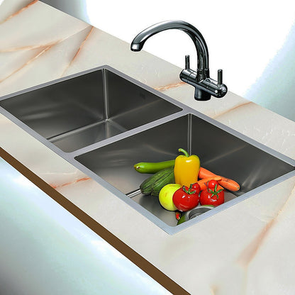 865X440Mm Stainless Steel Kitchen Sink With Waste