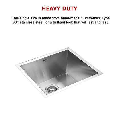 510X450Mm Stainless Steel Laundry Sink With Waste