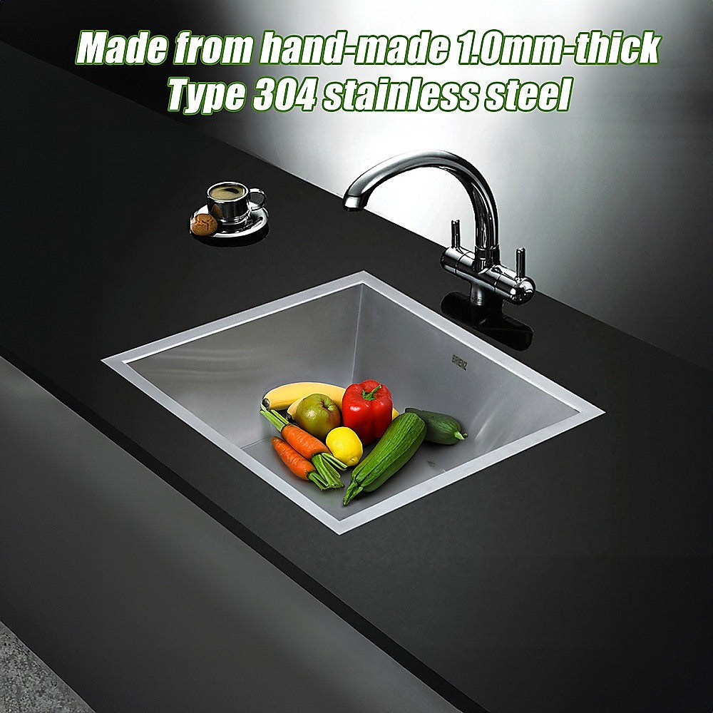 440X440Mm Stainless Steel Laundry Sink With Waste