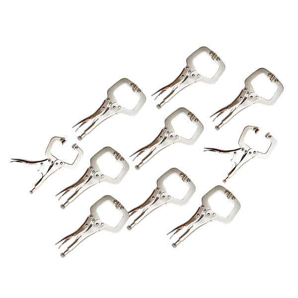  10Pc Heavy Duty Steel C-Clamps 6