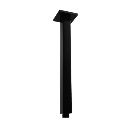 Shower Head Arm Wall Connector Electroplated Matte Black Finish
