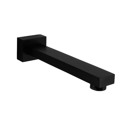 200mm Bath Safety Spout Electroplated Matte Black Finish