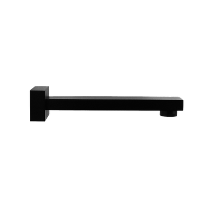 200mm Bath Safety Spout Electroplated Matte Black Finish