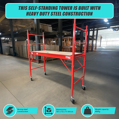 Mobile Safety High Scaffold / Ladder Tool -450Kg