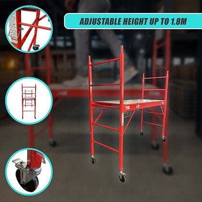 Mobile Safety High Scaffold / Ladder Tool -450Kg