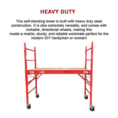 Mobile Safety High Scaffold / Ladder Tool -450Kg