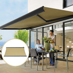 Elegant Retractable Folding Arm Awning - Heavy-Duty Motorised