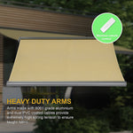 Elegant Retractable Folding Arm Awning - Heavy-Duty Motorised