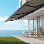 Sleek Motorised Retractable Awning - Heavy-Duty Full Cassette