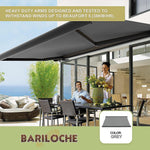 Stylish Motorised Folding Arm Awning - Heavy-Duty Cassette