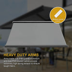 Stylish Motorised Folding Arm Awning - Heavy-Duty Cassette