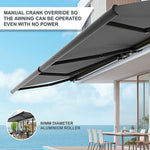 Stylish Motorised Folding Arm Awning - Heavy-Duty Cassette