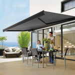 Stylish Motorised Folding Arm Awning - Heavy-Duty Cassette