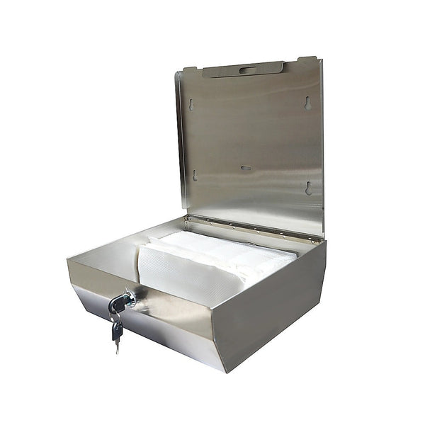  304 Stainless Steel Hand Paper Towel Dispenser Holder Toilet Heavy Duty