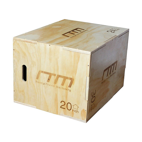  3 IN 1 Wood Plyo Games Plyometric Jump Box