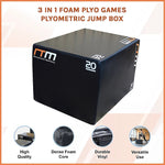 3 In 1 Foam Plyo Games Plyometric Jump Box