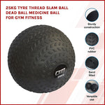 25Kg Tyre Thread Slam Ball Dead Ball Medicine Ball For Gym Fitness