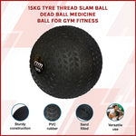 15Kg Tyre Thread Slam Ball Dead Ball Medicine Ball For Gym Fitness