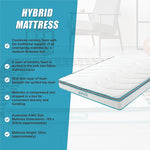 Palermo King 20Cm Memory Foam And Innerspring Hybrid Mattress