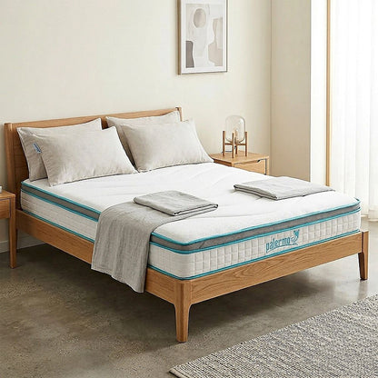 Queen 20Cm Memory Foam And Innerspring Hybrid Mattress
