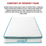 Single 20Cm Memory Foam And Innerspring Hybrid Mattress