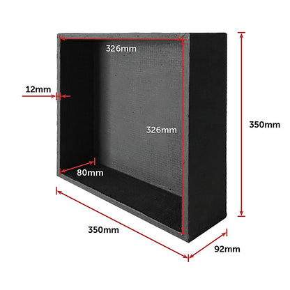 Shower Niche - 350 X 350 X 92Mm Prefabricated Wall Bathroom Renovation
