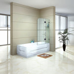 900 X 1450Mm Frameless Bath Panel 10Mm Glass Shower Screen