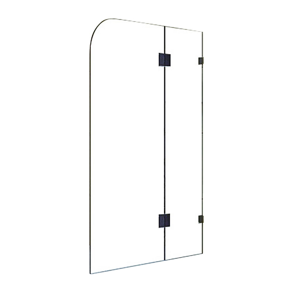 900 X 1450Mm Frameless Bath Panel 10Mm Glass Shower Screen