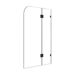 1200 X 1450Mm Frameless Bath Panel 10Mm Glass Shower Screen