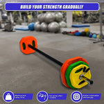 20Kg Standard Rubber Coloured Barbell