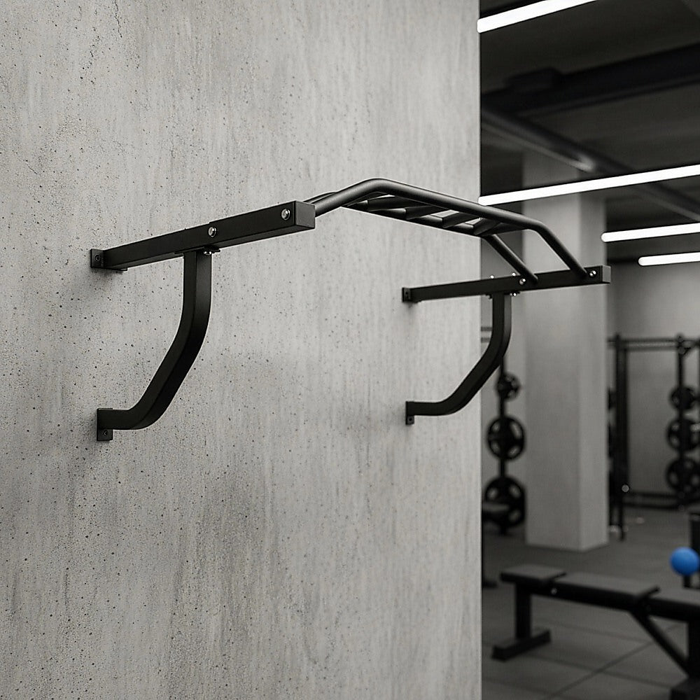 Wall Mounted Multi Grip Chin Up Bar Upper Body Training