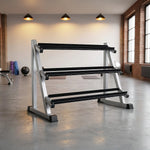 3-Tier Dumbbell Rack - Weight Storage