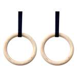 Wooden Gymnastic Rings Olympic Gym Strength Training