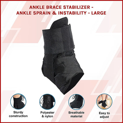 Ankle Brace Support Stabiliser - Large