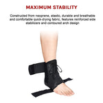 Ankle Brace Stabilizer - Ankle sprain & instability - LARGE