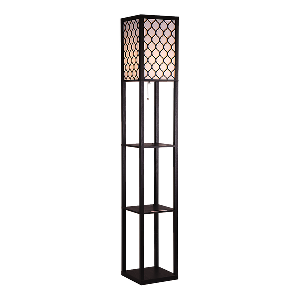  Shelf Floor Lamp Shade Light Source With Open-Box Shelves