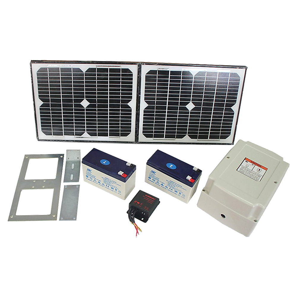 20W Solar Double Swing Auto Motor Remote Gate Opener
