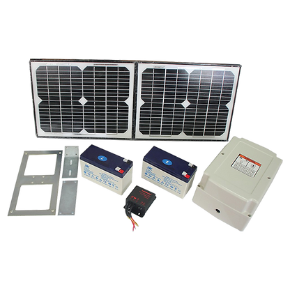 20W Solar Double Swing Auto Motor Remote Gate Opener