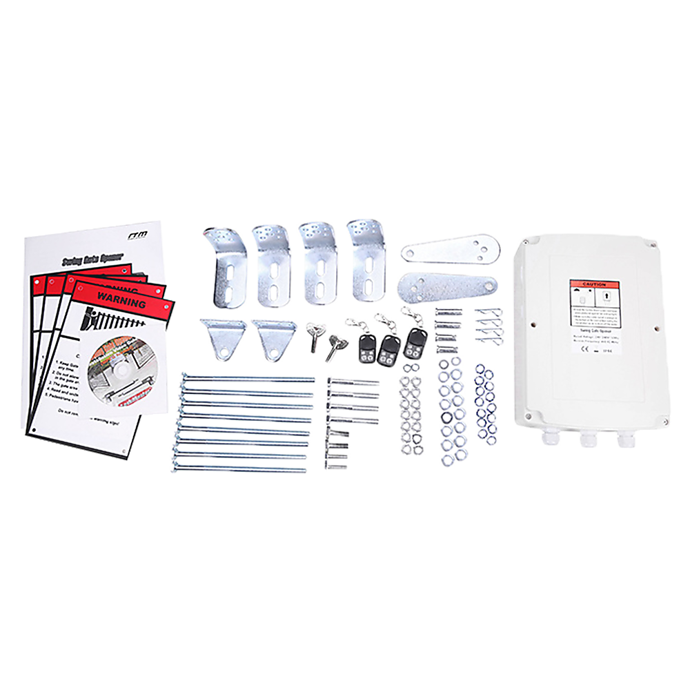 20W Solar Double Swing Auto Motor Remote Gate Opener