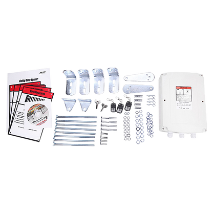 20W Solar Double Swing Auto Motor Remote Gate Opener
