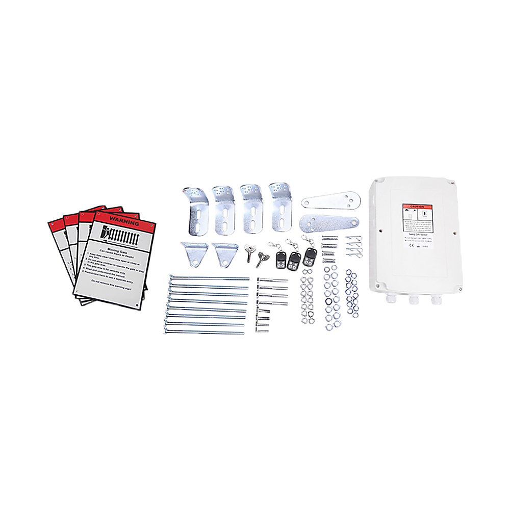 1000Kg 20W Solar Double Swing Auto Motor Remote Gate Opener