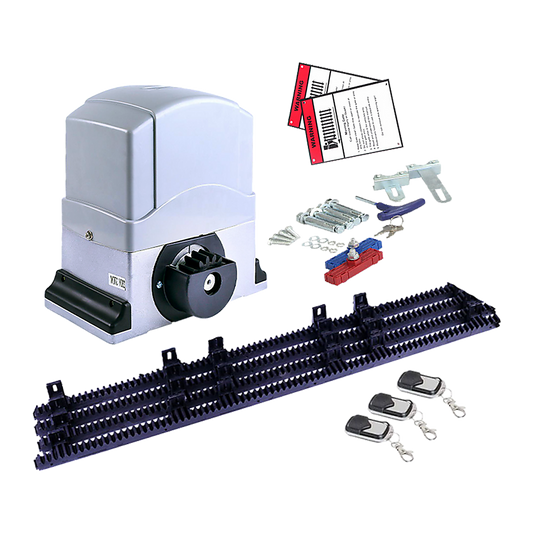 1200Kg Auto Slide Sliding Gate Opener Automatic W 4M Rail