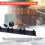 1800Kg Auto Slide Sliding Gate Opener Automatic W 4M Rail