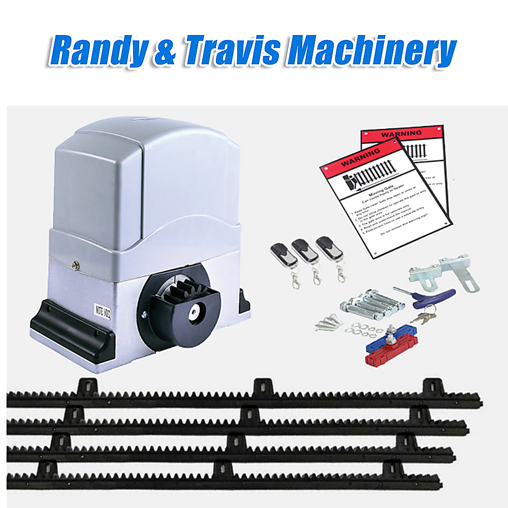 1800Kg Auto Slide Sliding Gate Opener Automatic W 4M Rail